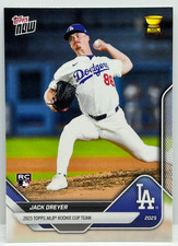 2025 Topps Now - Rookie Cup - Jack Dreyer RC-12 - Los Angeles Dodgers.