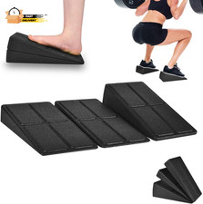 Slant Board Squat Wedge for Calf Stretching,3 Pcs 12" X 6.3" Foot Stretcher Bal