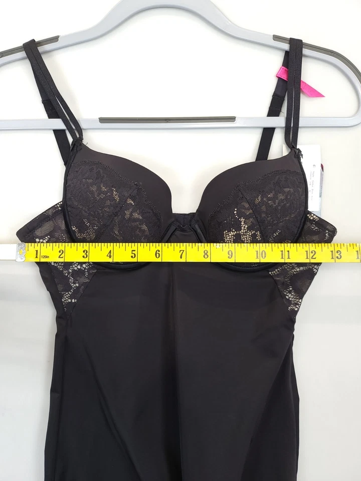 Camisola modeladora Maidenform Love the Lift con sujetador 32C negra DM0044 Foto 4 de 4