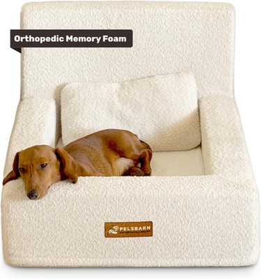Real Orthopedic Dog Bed, High-Density Memory Foam with Waterproof Fitted Sheets