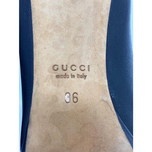 Gucci Open Toe Pumps Black Women's Size EU36/US6 - Picture 5 of 6