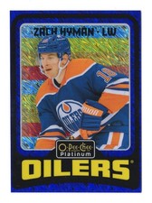 2024-25 OPC Platinum Zach Hyman Retro Blue Luster 78/100 #R35