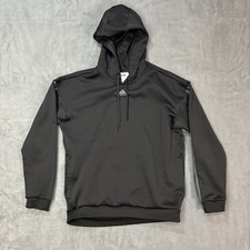 Adidas Sweater Boys Small Black Hoodie Pullover Comfort Casual Youth Kids