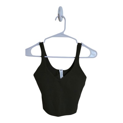 Lululemon Top Women 4 Align Tank DKOV Athleisure Sportswear Training Crossfit 
