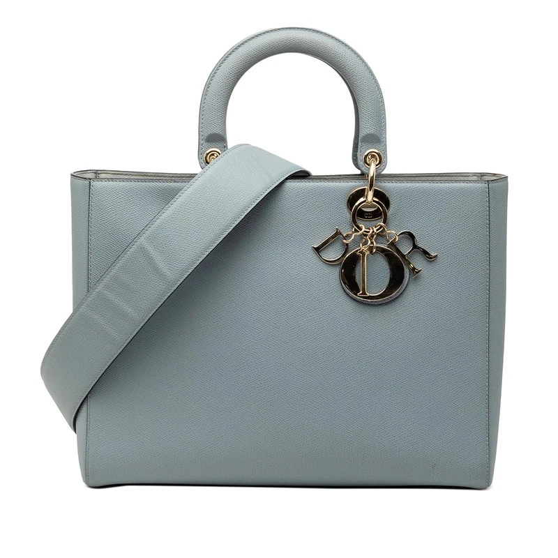 Dior Leather Exterior Gray Bags & Handbags for Women for sale | eBay