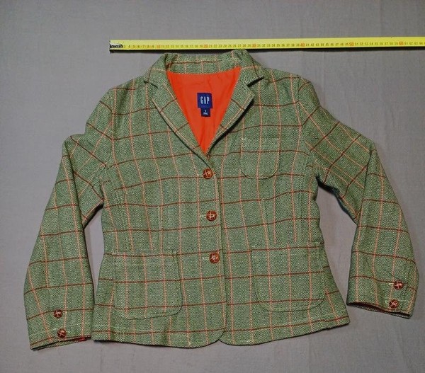 Women GAP Blazer Khaki Polyester 36 / S / 44