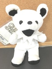 Grateful Dead Bean Bear Casey Jones White Color Limited Edition Collectible