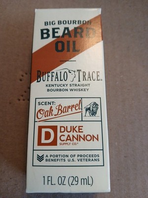 Big Bourbon Beard Oil Scent: Oak Barrel 1 fl oz - Duke Cannon