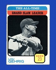 1973 Topps Set-Break #472 Lou Gehrig Ldr VG-VGEX *GMCARDS*