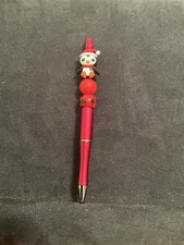 Custom Beaded Christmas Pen  Cute Penguin  Great Gift Or Stocking Stuffer