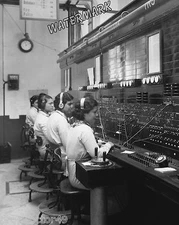1921 Telephone Switchboard  Operators  8x10 Photo