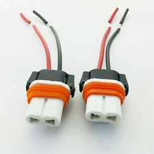 2x  9006 HB4 Ceramic Socket Bulb Holder Replacement Connector WirDe Harness 
