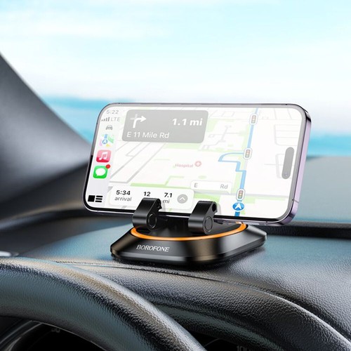 BOROFONE BH116 Vicktory car holder for dashboard - black - Bild 4 von 9