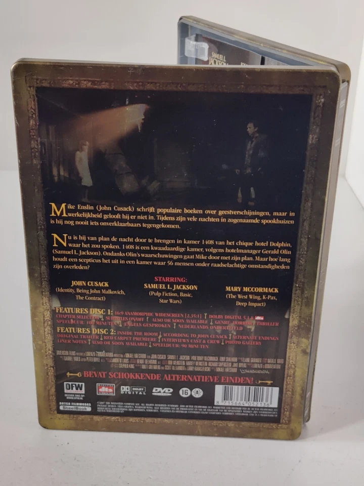 Stephen King 1408 Samuel L Jackson Limited Edition Steelbook DVD PAL 2 Free P&P - Bild 3 von 3