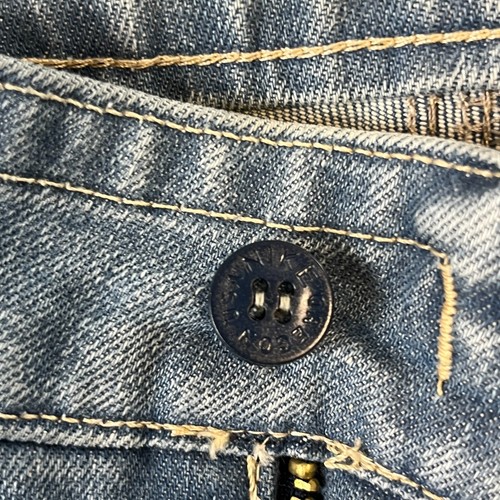 Versace Jeans W28 L32 Straight Low Rise Light Wash Faded Embroidered Logo VJC - Picture 8 of 16