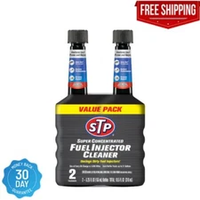 2Pcs STP Super Concentrated Fuel Injector Cleaner - 5.25 fl oz Best Fuel Cleaner