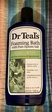 Dr. Teal's Foaming Bath w/ Pure Epsom Salt, Relax  Relief, 34 oz New