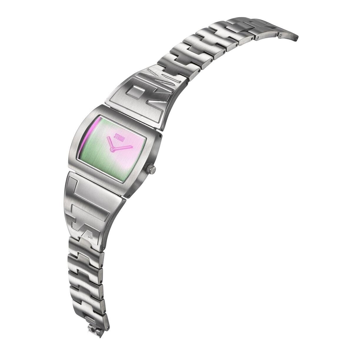 STORM XIS ICE Ladies Watch with Pink Dial and Silver Bracelet 47472/ICE