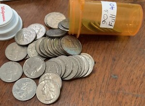 1990s  Quarter Roll  .25 PDS 40 Count