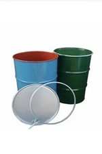205 LITRE/45 GALLON STEEL DRUM/BARREL/CONTAINER FOR SHIPPING/WASTE/FEED/BIN