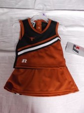 2026 NWT Texas Longhorn Cheerleader 2 Piece Outfit 12M 18M 24M 2T 3T 4T 5T