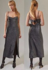 UO Arna Sparkle Midi Dress