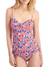 Joules SIZE 12 Floral Swimsuit Swimming Costume Tanksuit Summer BNWT
