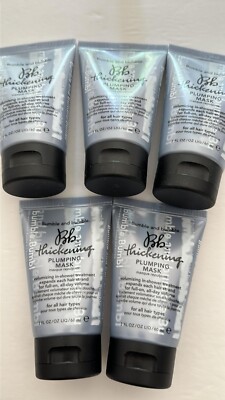 Lot of 5  Bumble And Bumble Thickening Plumping Mask In Shower Treatment 2oz 