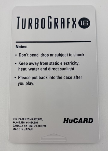 Shockman TurboGrafx-16 CIB TG16 NCS Turbo Grafx 16 NEC Box Manual Tray Hucard - Picture 11 of 15