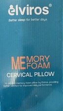 Elviros Cervical Memory Foam Pillow for Neck and Shoulder Pain