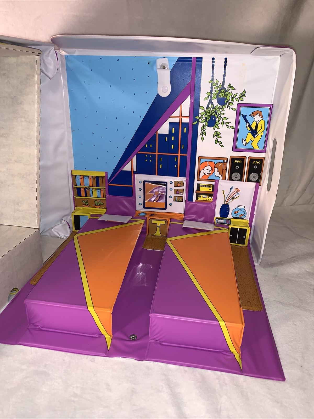 Vintage 1983 Fashion Doll CarryAll Bedroom Case Dolls Clothes And Accessories eBay