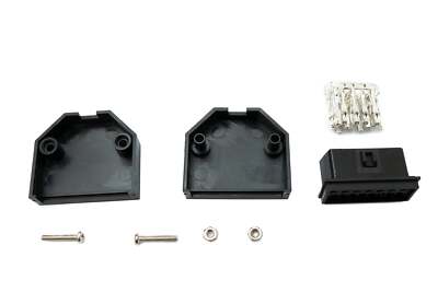 OBD Adapter OBD 2 16 pin Buchse Anschluss Kabel in Schwarz für Auto Diagnose