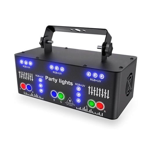 Party Light 21 EYE LED Party Disco DMX RGB Rotating Club DJ Stage Lights +Remote - Picture 17 of 22