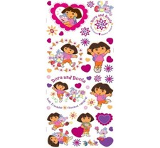 Nick Jr Nickelodeon Dora the Explorer Wall Stickers Blue Mountain 42 Stickers
