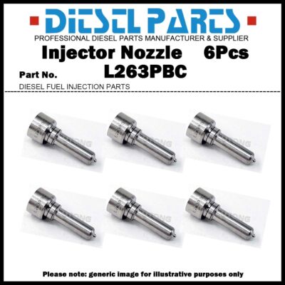 6x Fuel Injector Nozzle L263PBC for Volvo Penta D16 BEBE5H00001 3883426 ...
