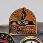 Lot of 4 Lapel Pins Kiwanis 25 yr member FBI Institute Rutgers — photo 6