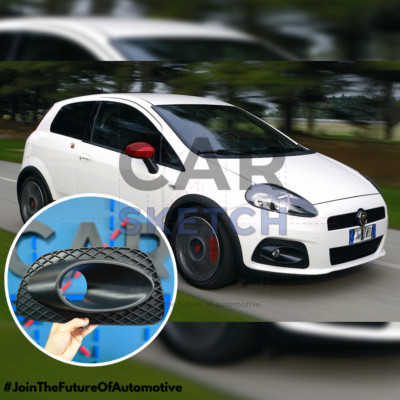 Fiat/Abarth Grande Punto 07'-10' Front Grille Left
