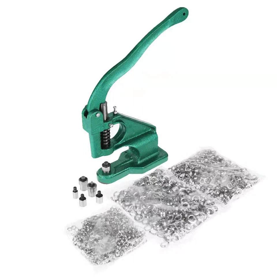 Manual Hand Press Grommet Machine Grommets Eyelet Buttons Pressing Punch Tool - Image 4 of 4