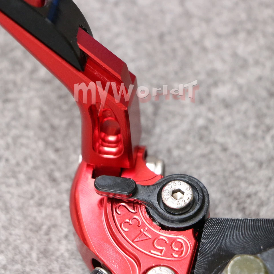 Juego de palancas de freno de embrague de 7/8"" cilindro maestro depósito apto para KAWASAKI Foto 3 de 4