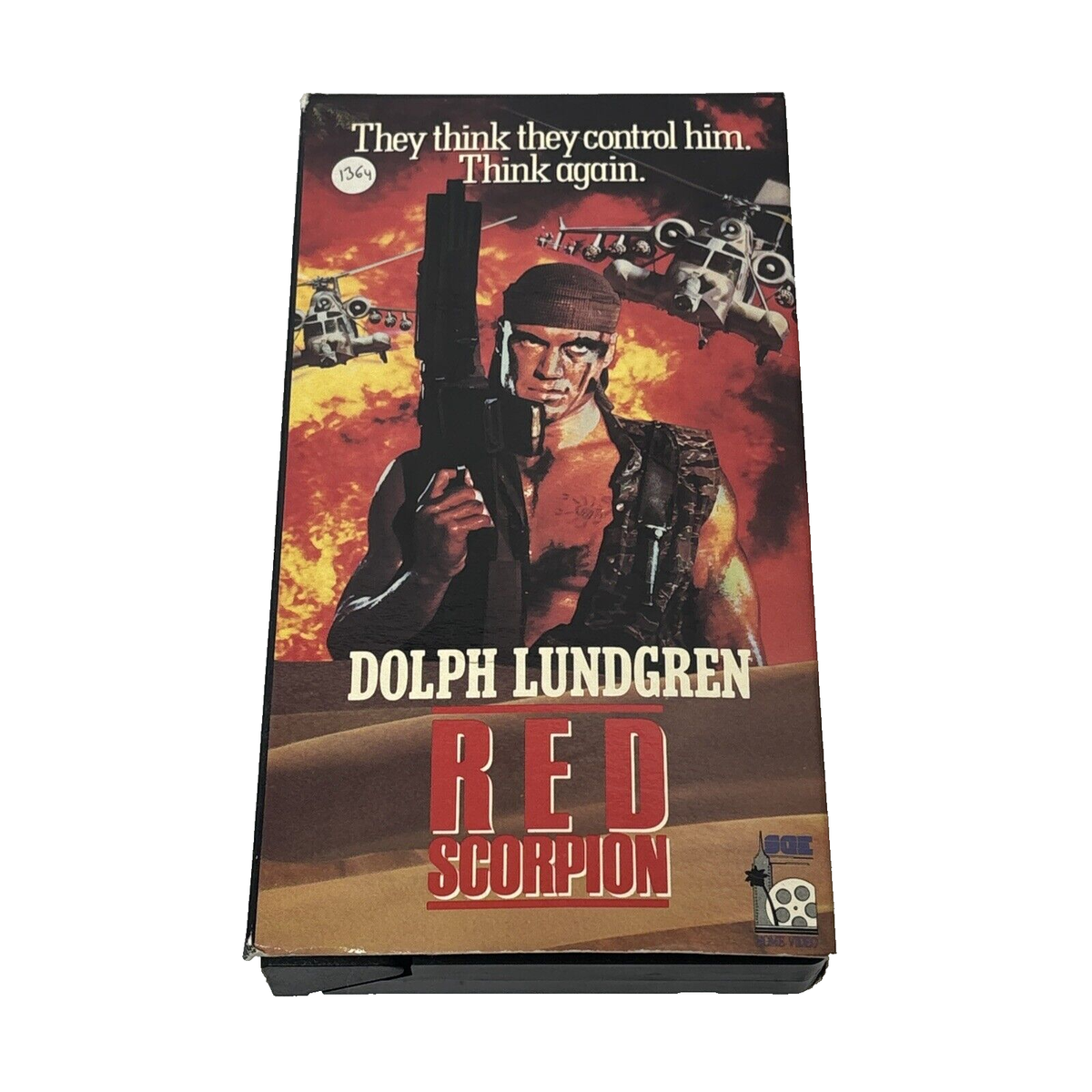Red Scorpion 1989 VHS Dolph Lundgren M. Emmet Walsh Al White