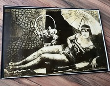 Vintage Old School Tattoo Photo Black Gray Art 11x17 FRAMED Ready to Hang