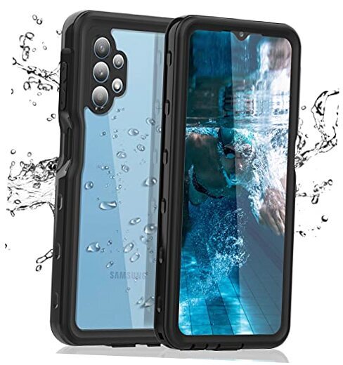 Ezanmull Samsung Galaxy A32 5G Waterproof Case, Rugged Full Body Underwater