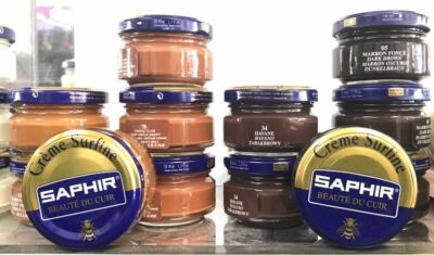 100% Fresh Saphir Shoe Boot Cream Polish Beaute du Cuir Crème Surfine 50ml Jar