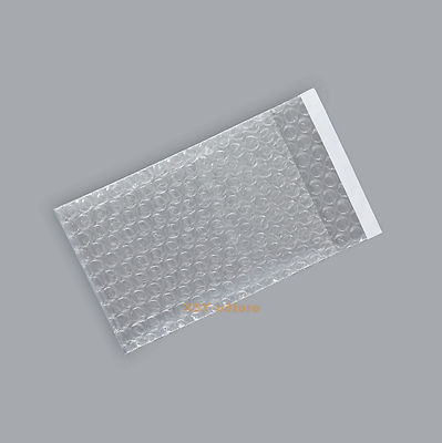 1000 PCS Small Bubble Bags 2.5'' x 3'' Inches_65 x 80+20mm Clear Packing Pouches