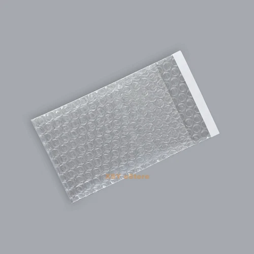 1000 PCS Small Bubble Bags 2.5" x 3" Inches_65 x 80+20mm Clear Packing Pouches