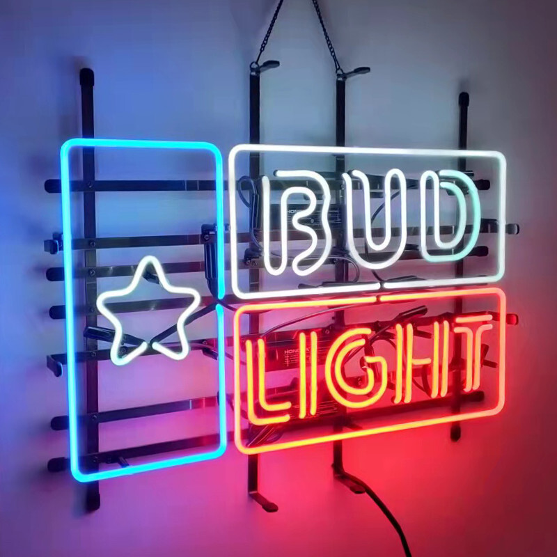 Bvd Light Star Beer Neon Sign Light Lamp Beer Bar Man Cave Decor