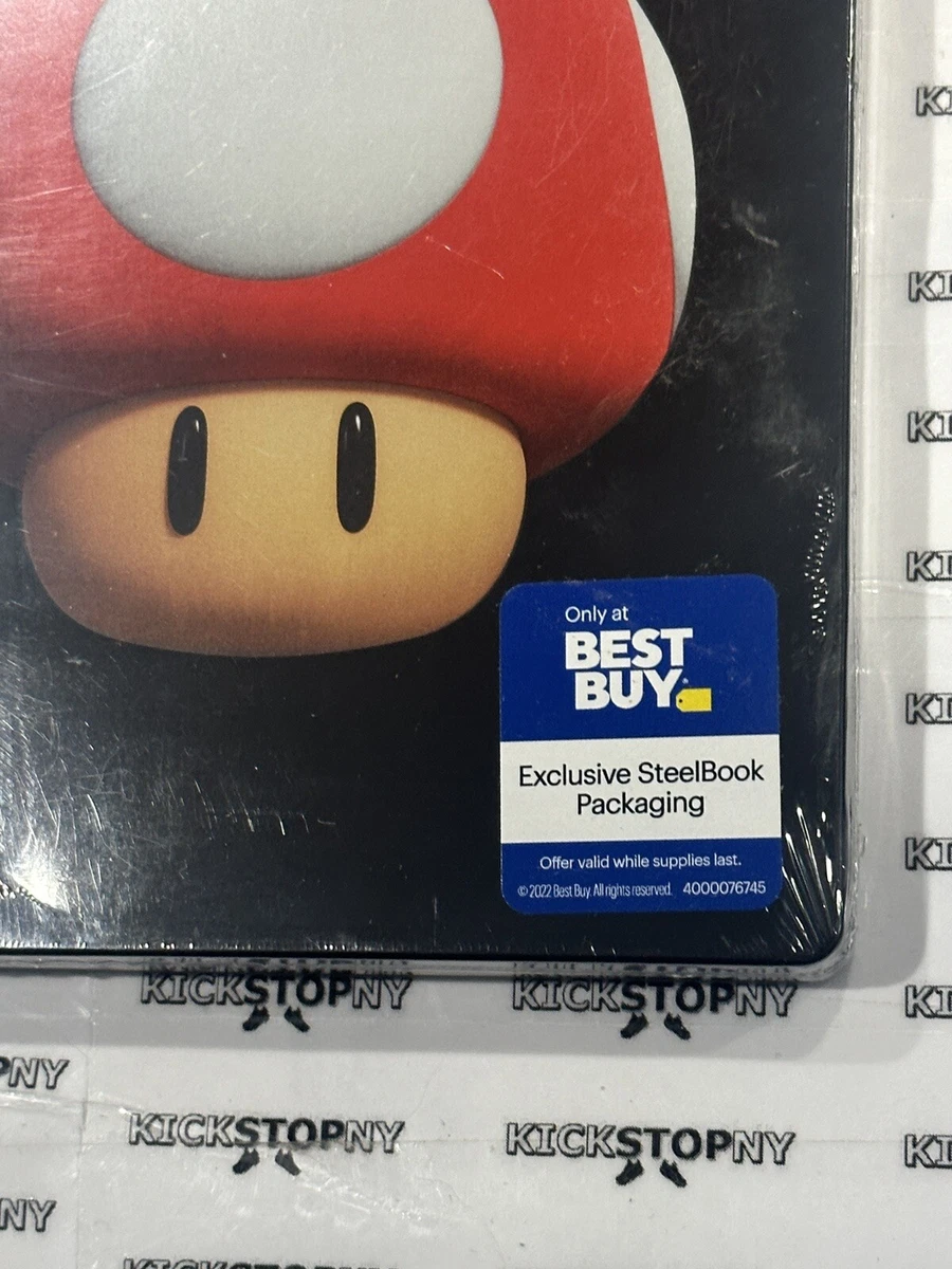 Super Mario Bros Movie Best Buy Exclusive Power Up Steelbook 4K Blu-Ray  Digital