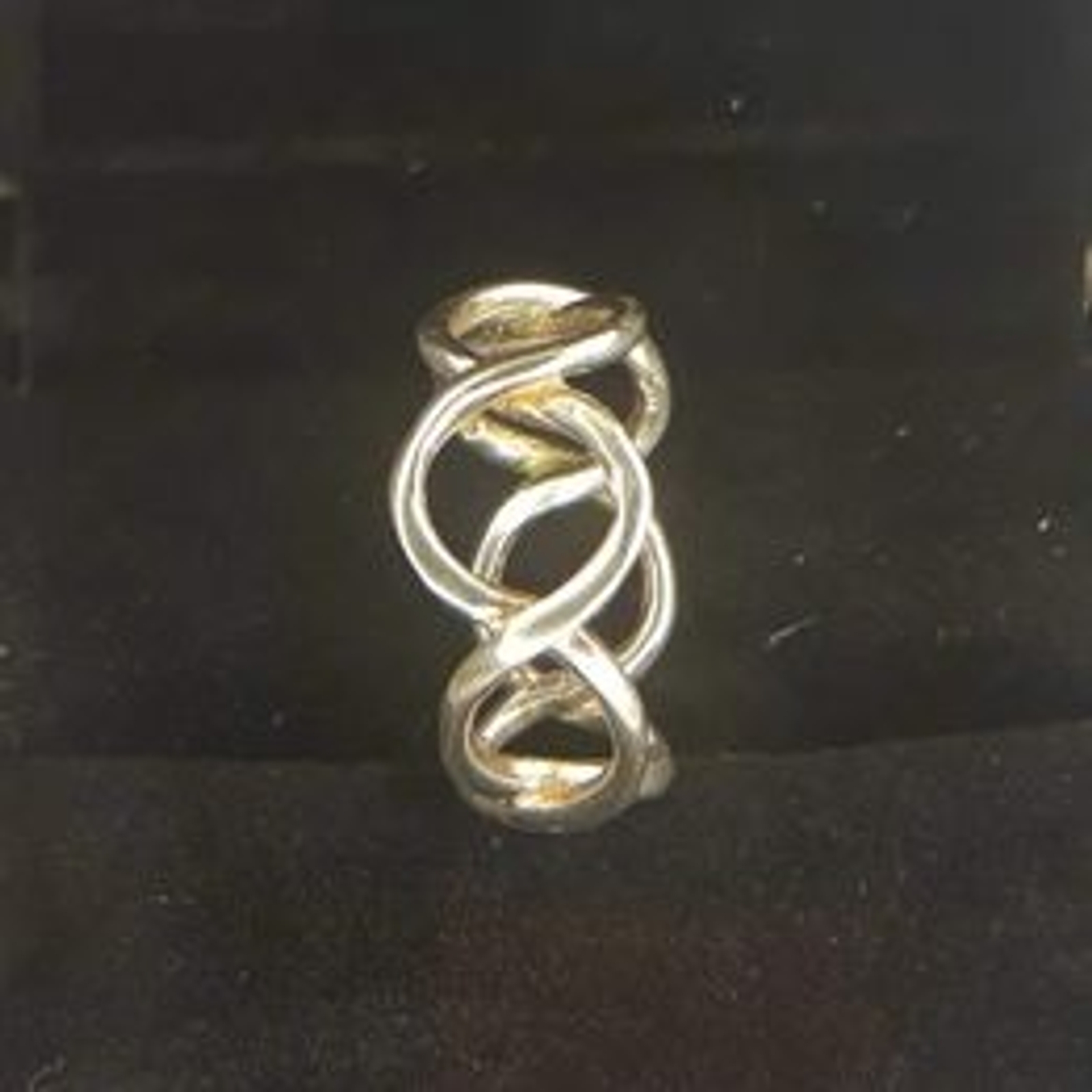 Beautiful Sterling Silver 925 Infinity Ring Band … - image 2