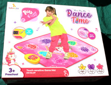 Dance Time Music Play Mat Pink Hahamuka Light Touch Sensory Learning Toy