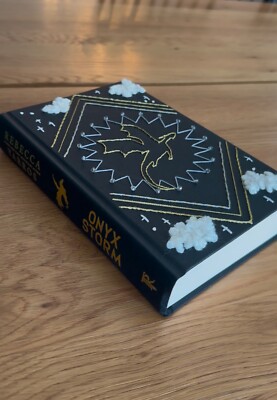Onyx Storm Rebecca Yarros - Handmade Edition Bookshelf Art New 